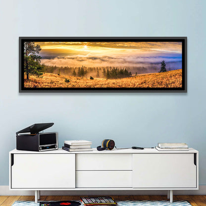 Ural Taiga Sunrise Wall Art