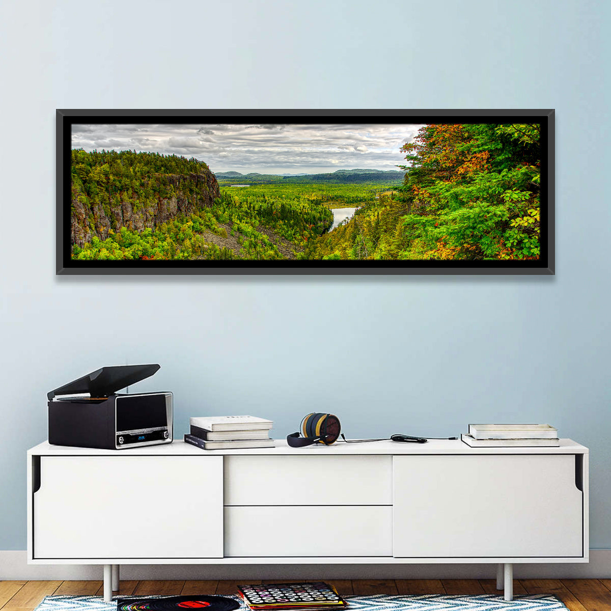 Ouimet Canyon Autumn View Wall Art