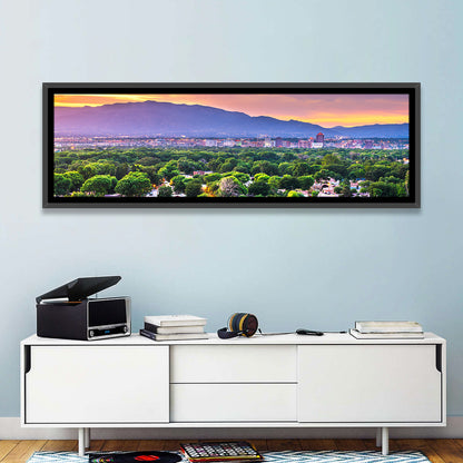 Albuquerque Skyline at Dusk Wall Art