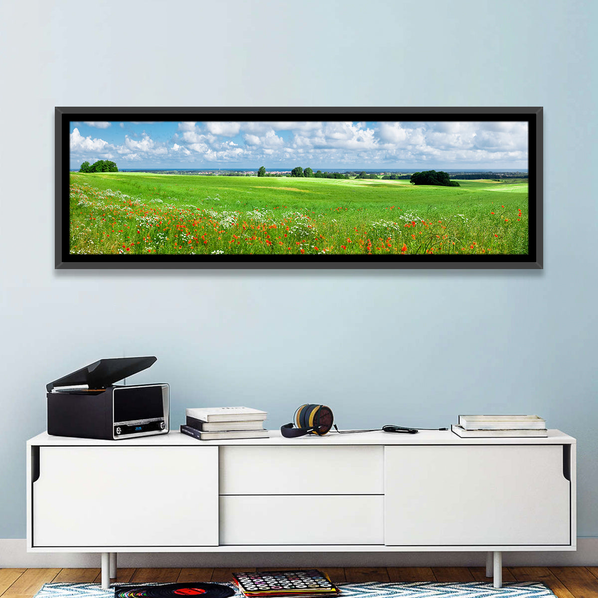 Summer Meadow with Poppies Wall Art