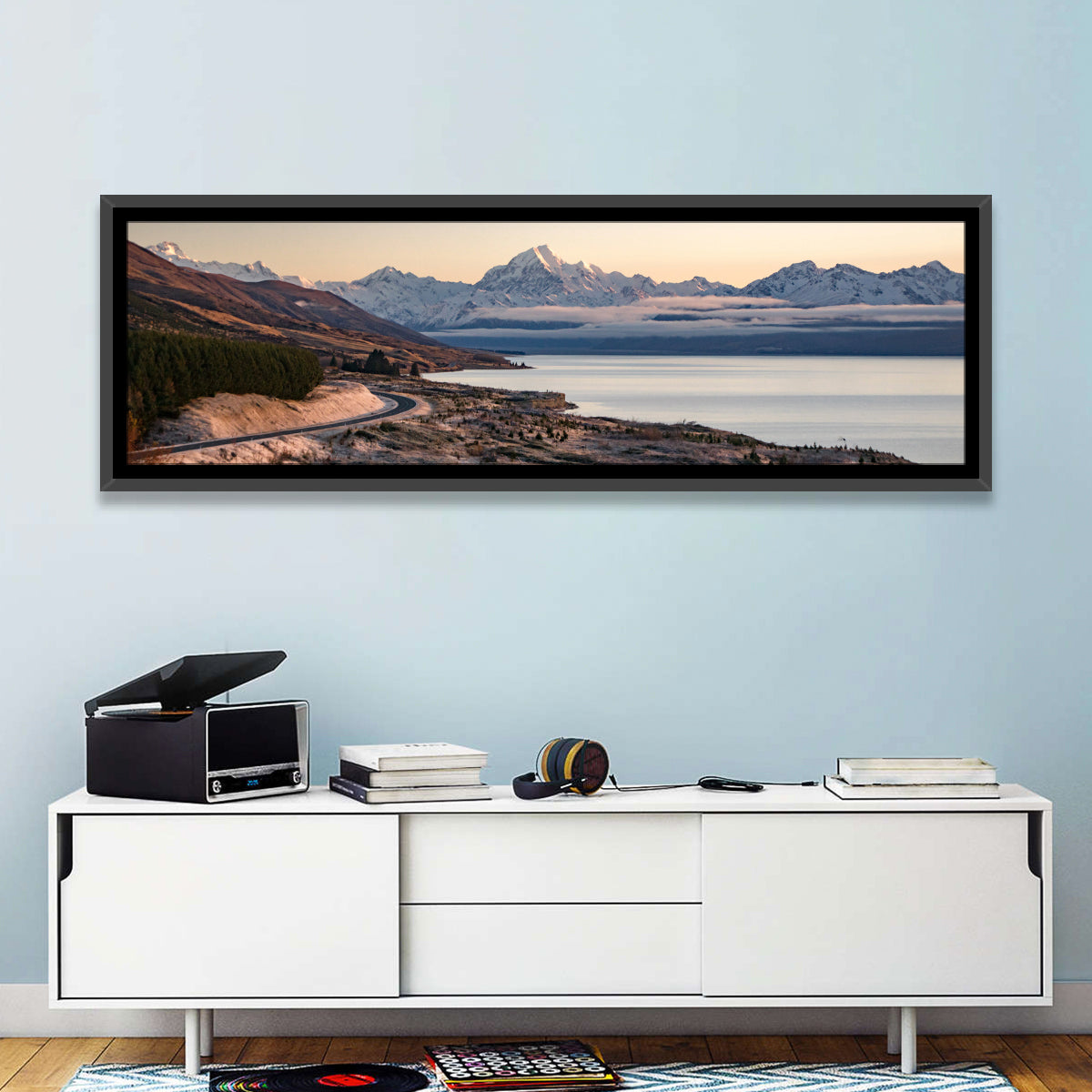 Mount Cook Over Lake Pukaki Wall Art