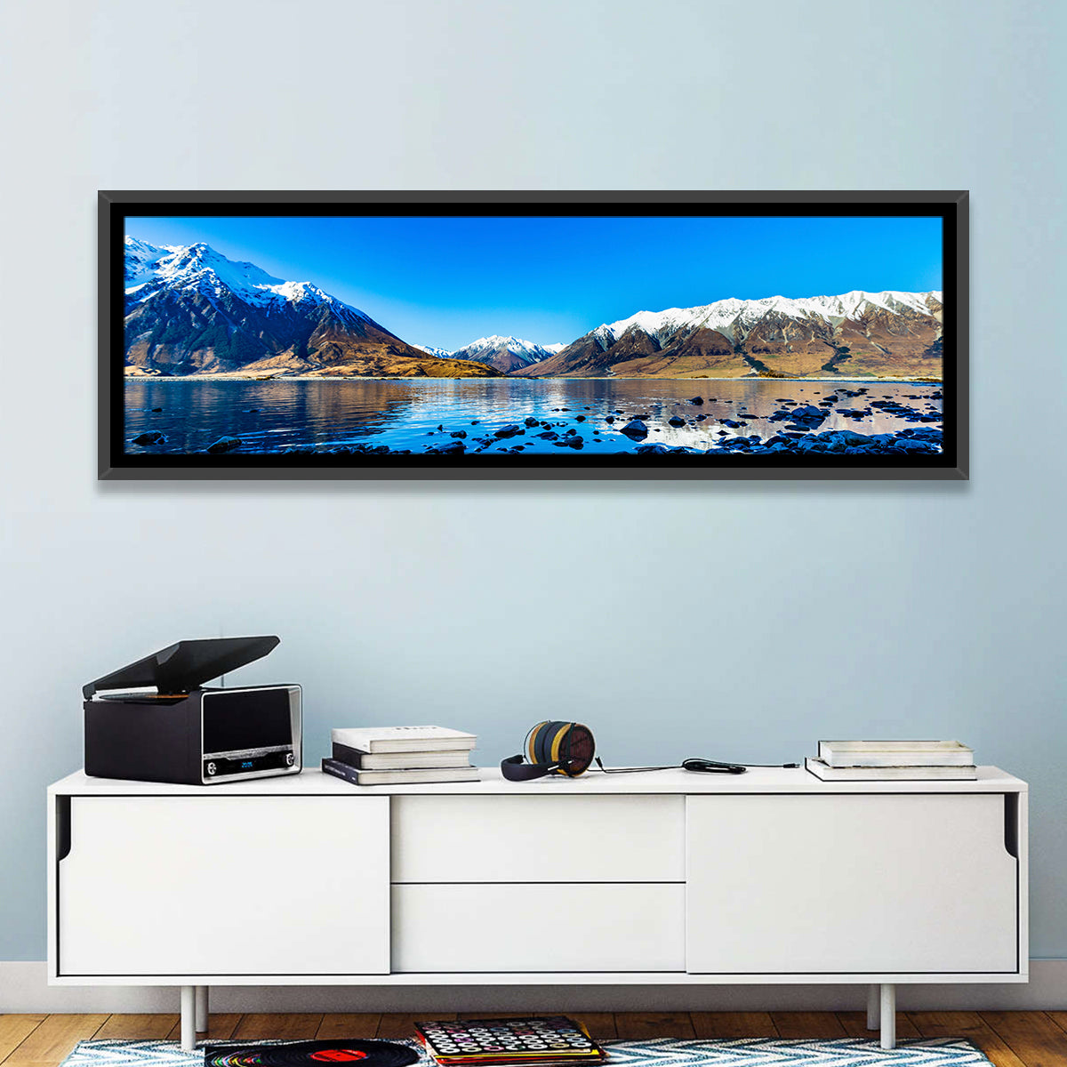 Lake Ohau Mountain Reflection Wall Art