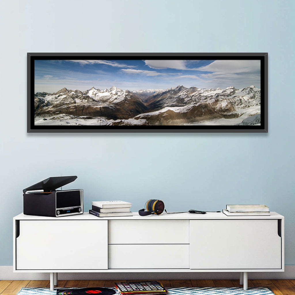 Snow-capped Peaks of Zermatt Wall Art