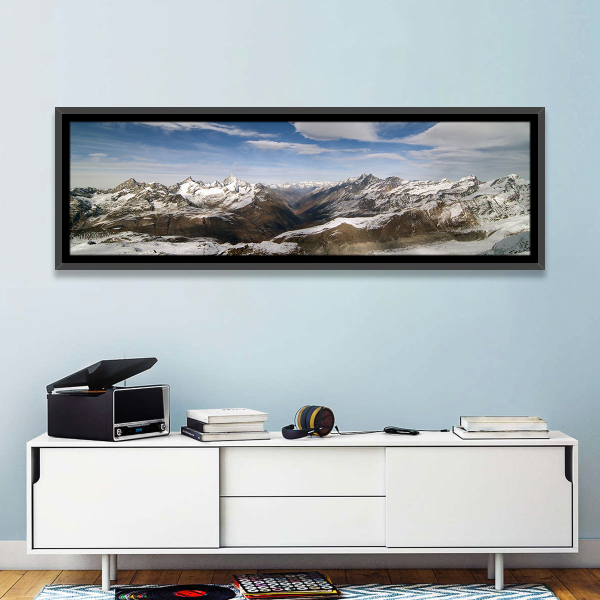 Snow-capped Peaks of Zermatt Wall Art