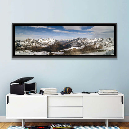 Snow-capped Peaks of Zermatt Wall Art