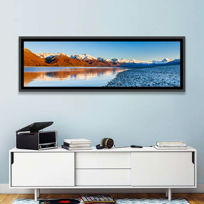Lake Pukaki Sunset Reflection Wall Art