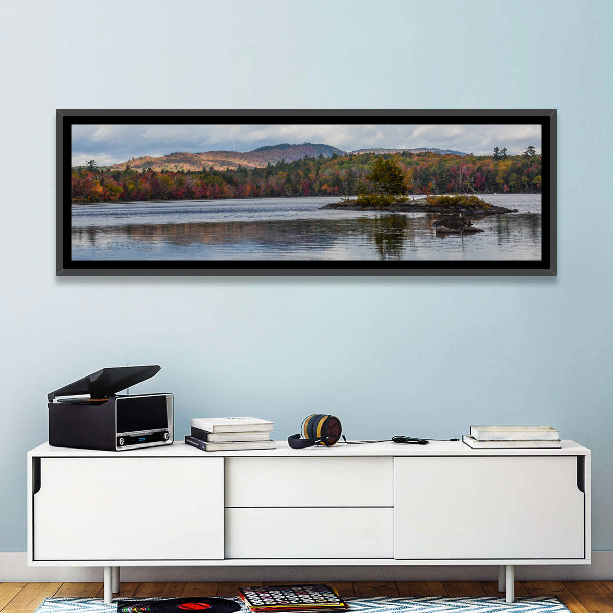 Lake Umbagog Autumn Reflection Wall Art