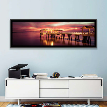 Jekyll Island Pier at Dusk Wall Art