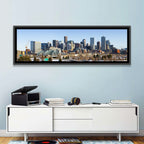 Denver Skyline with Speer Boulevard Bridge Wall Art