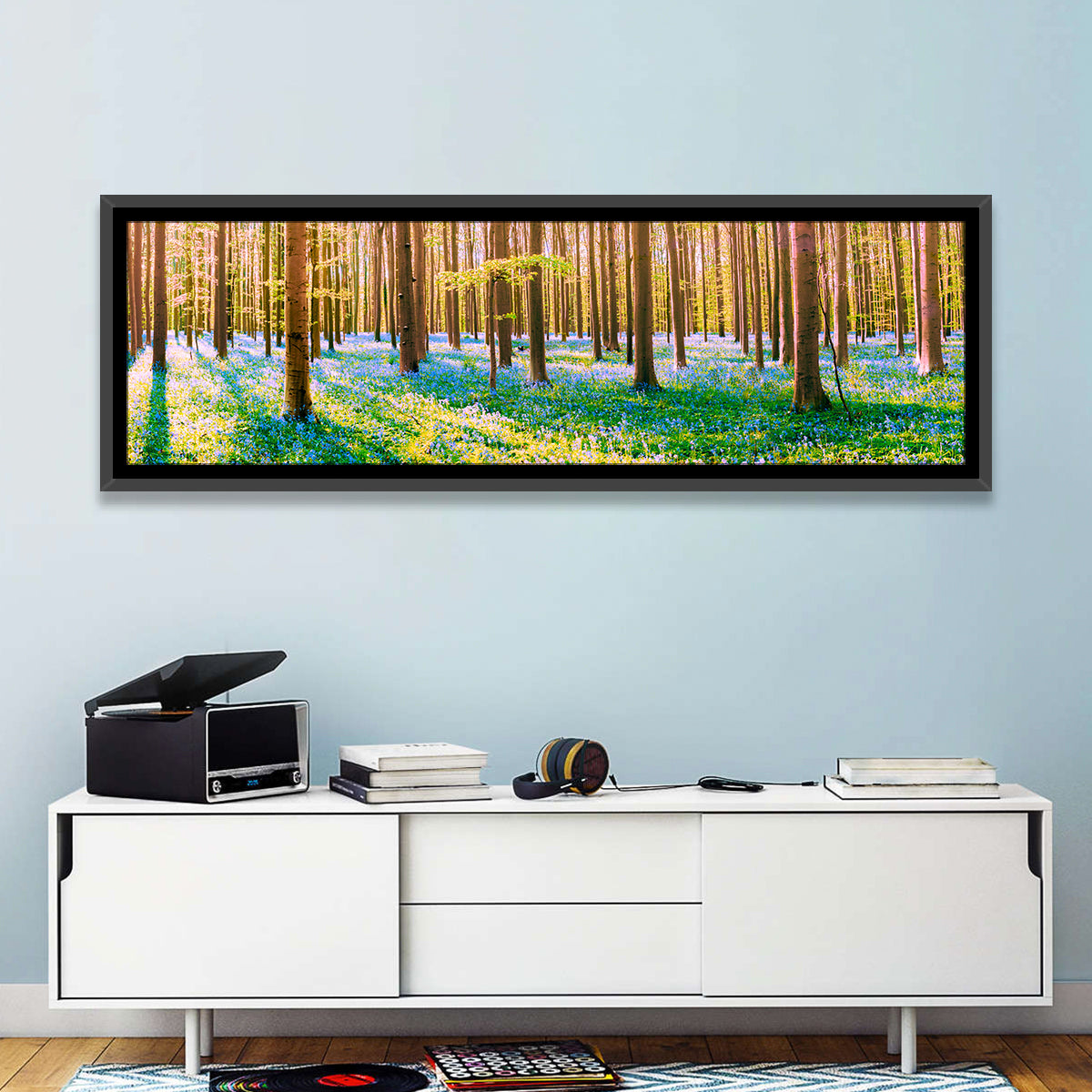 Hallerbos Bluebell Forest Wall Art
