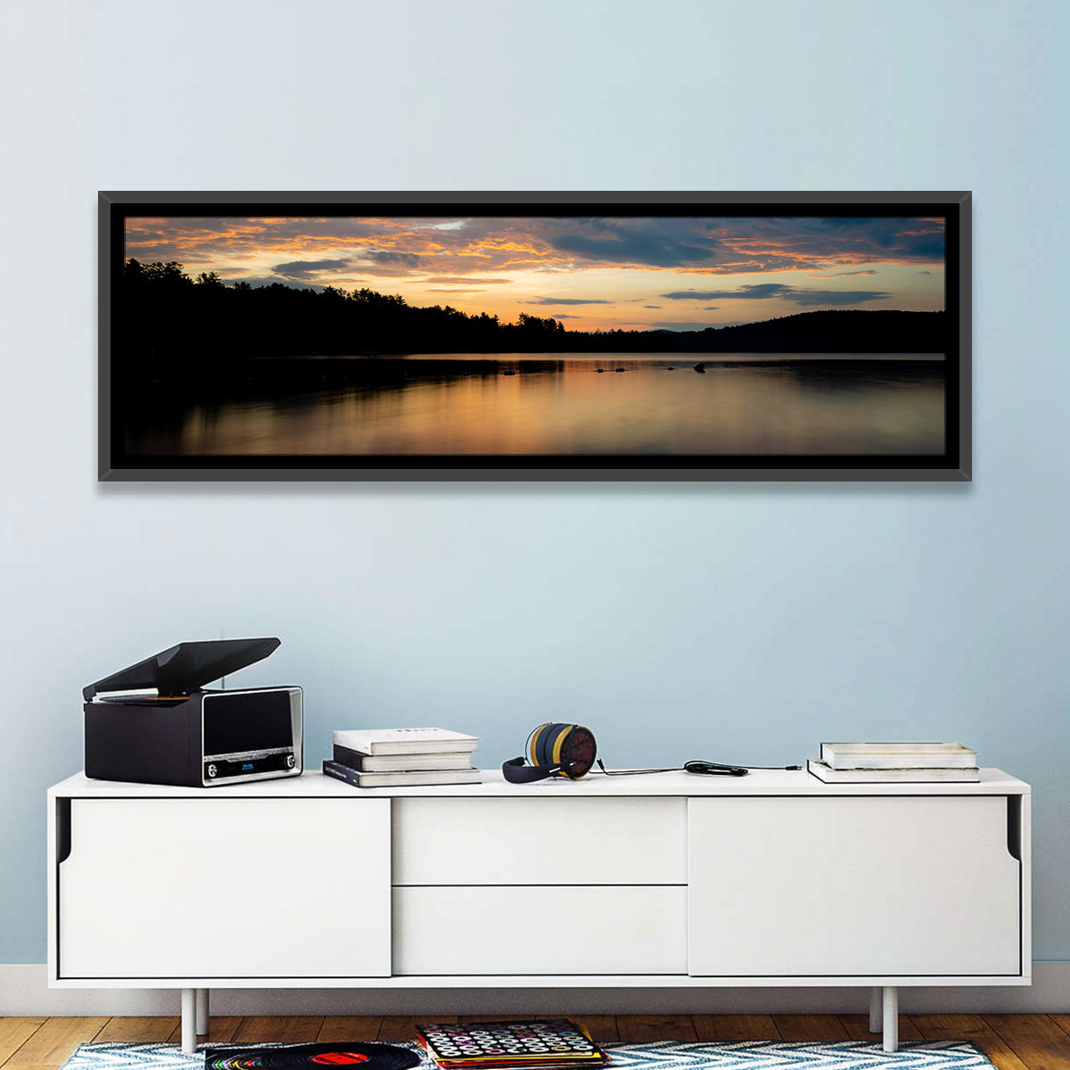 Lake Squam Sunrise Reflection Wall Art