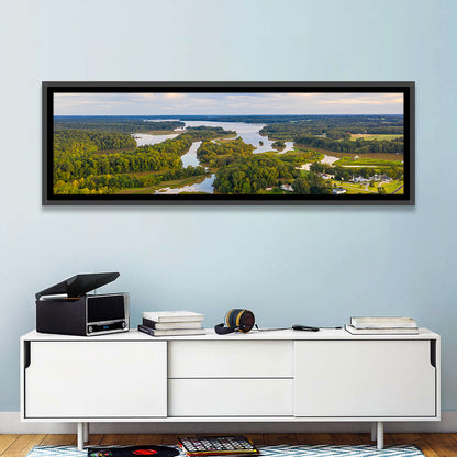 Lake Oconee Aerial Landscape Wall Art