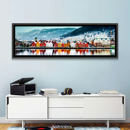 Bryggen Waterfront, Bergen Wall Art