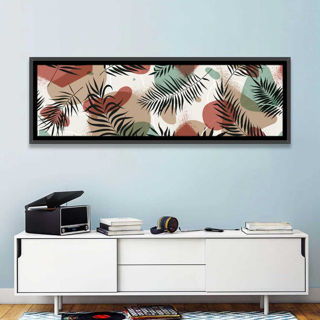 Geometric Tropical Pattern Wall Art