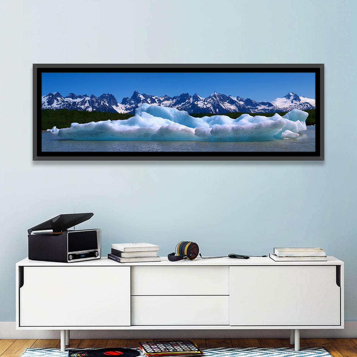 Chilkat Glacier and Iceberg Wall Art