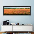 Golden Wheat Field with Poppies Wall Art