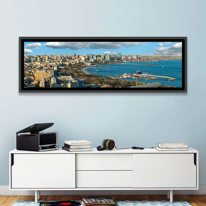 Baku Waterfront Skyline Wall Art
