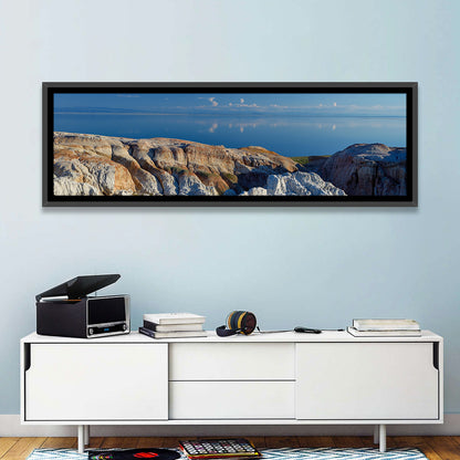 Shekelmes Tract Cliff Over Lake Wall Art