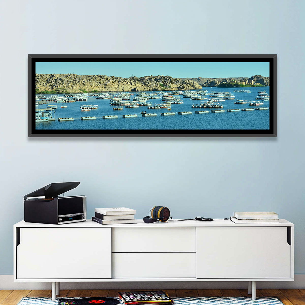Philae Harbor, Lake Nasser Wall Art