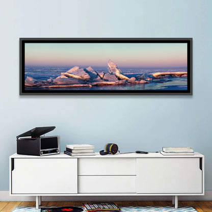 Lake Balkhash Ice Hummocks Wall Art