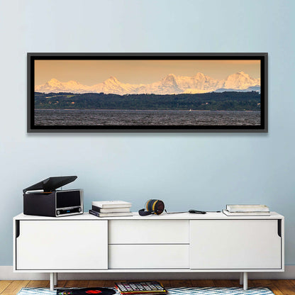 Lake Neuchatel Golden Hour Wall Art