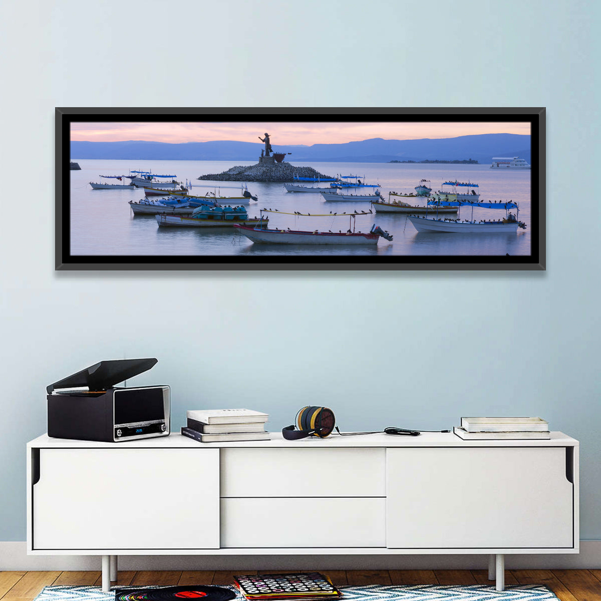 Lake Chapala Islet Sunrise Wall Art