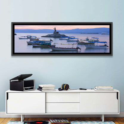 Lake Chapala Islet Sunrise Wall Art