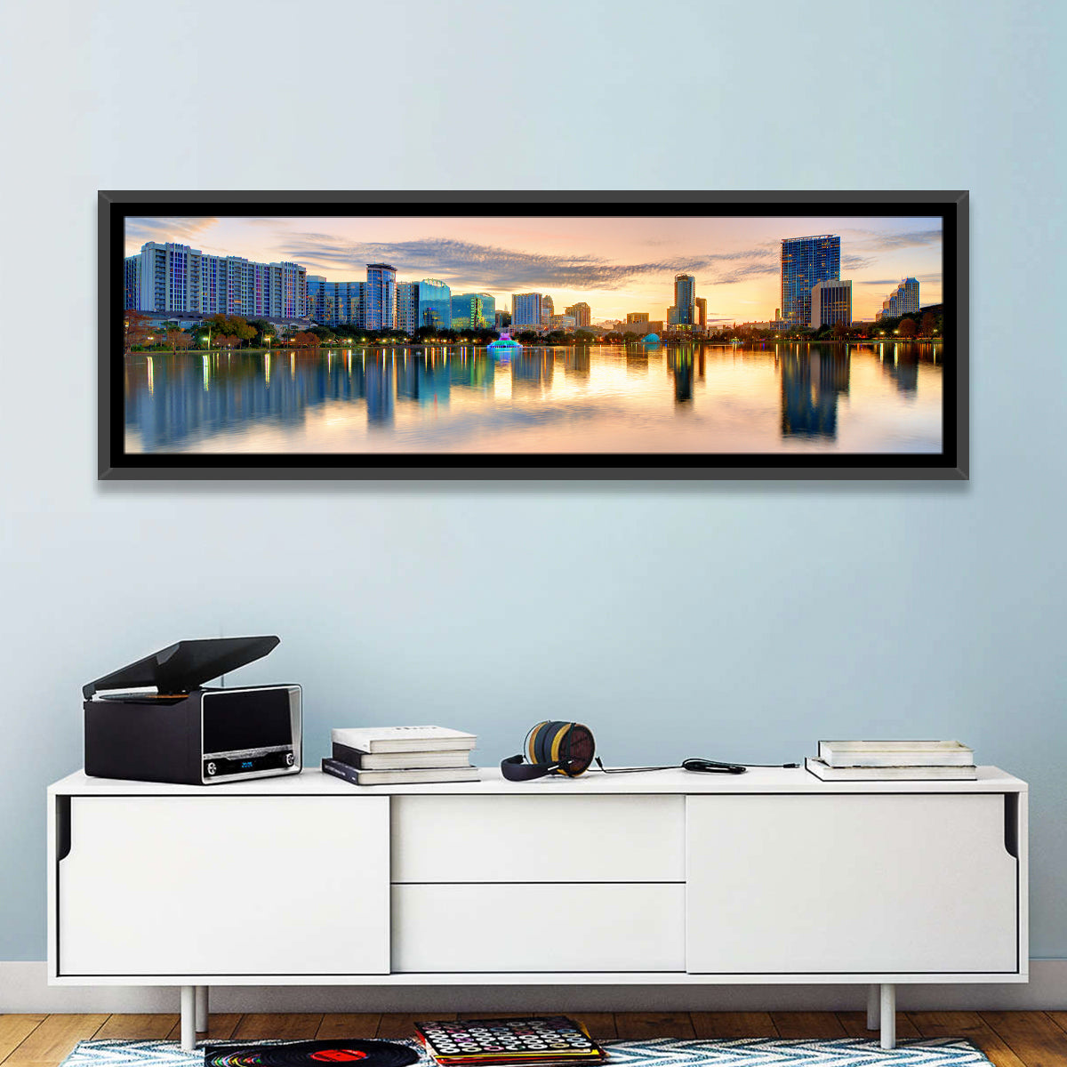Orlando Skyline at Dusk Wall Art