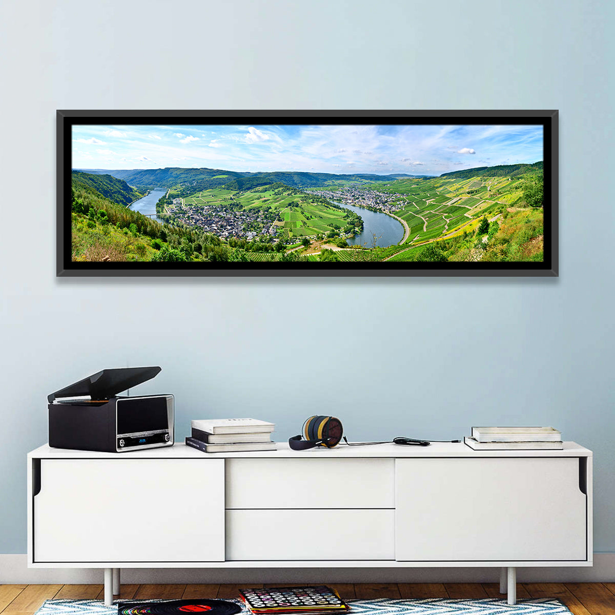 Moselle River at Bernkastel-kues Wall Art