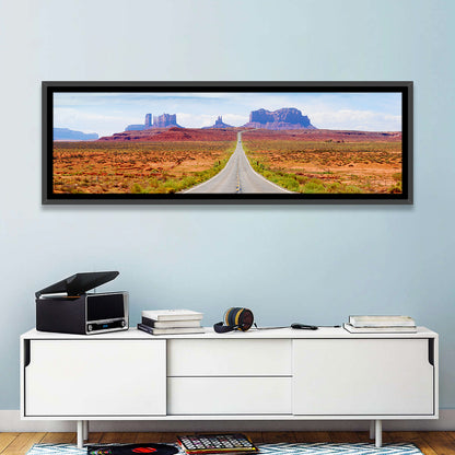 Highway 163 Into Monument Valley Wall Art
