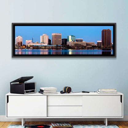 Norfolk Skyline at Twilight Wall Art