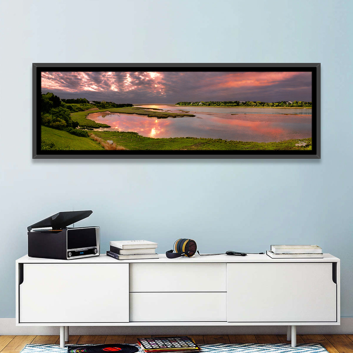 Cape Cod Cloudy Sunrise Wall Art