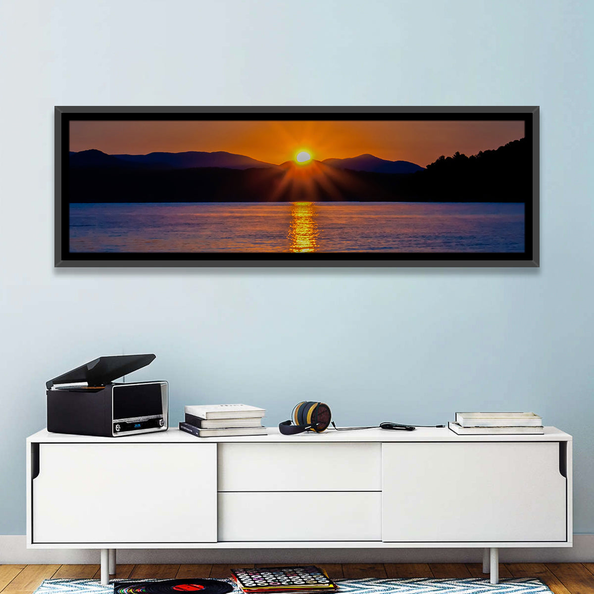 Lake Jocassee Golden Sunrise Wall Art