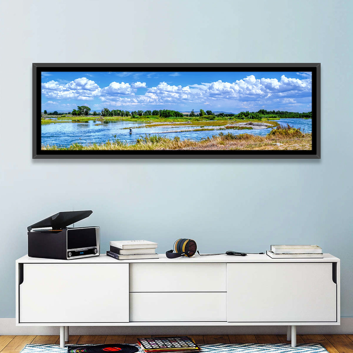 Snake River Fly Fishing, Idaho Wall Art
