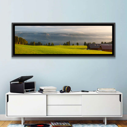 Sunlit Mountain Clouds Wall Art