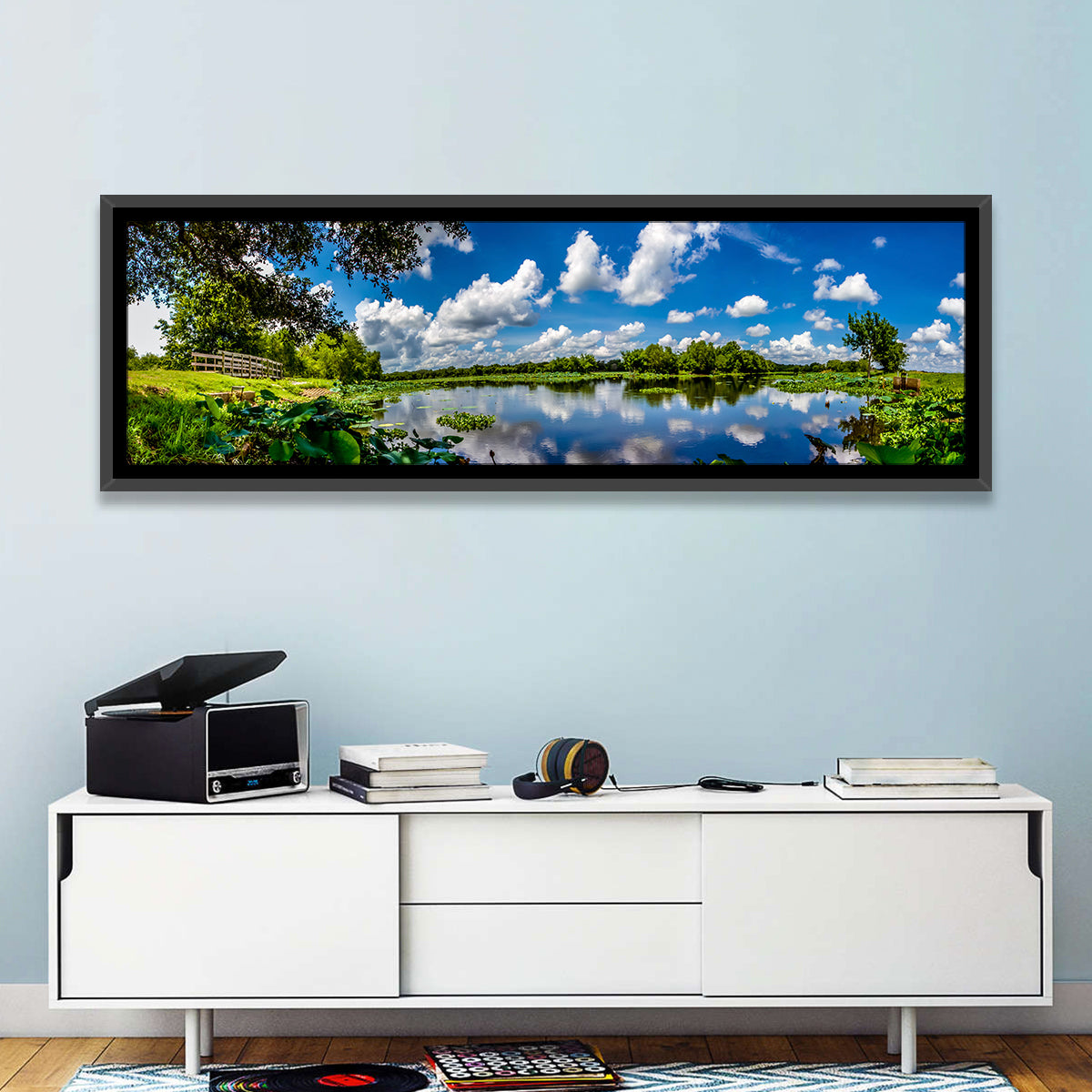 Brazos Bend Lake Reflection Wall Art