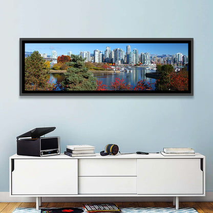 Vancouver Autumn Skyline Wall Art