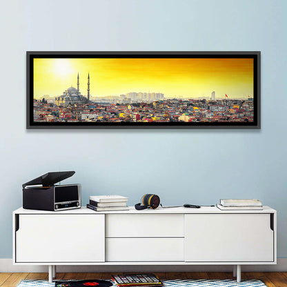 Fatih Mosque at Sunset Wall Art