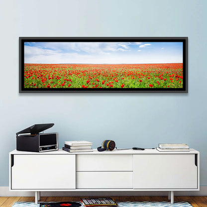 Red Poppy Field Wall Art