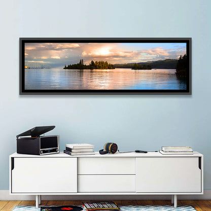 Flathead Lake Golden Hour Wall Art