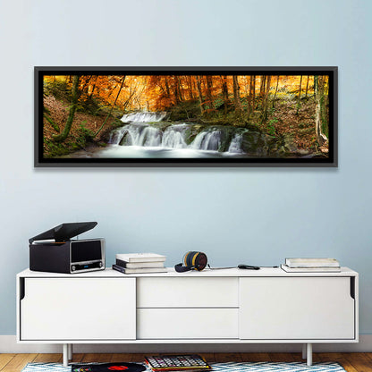 Autumn Forest Stream Wall Art