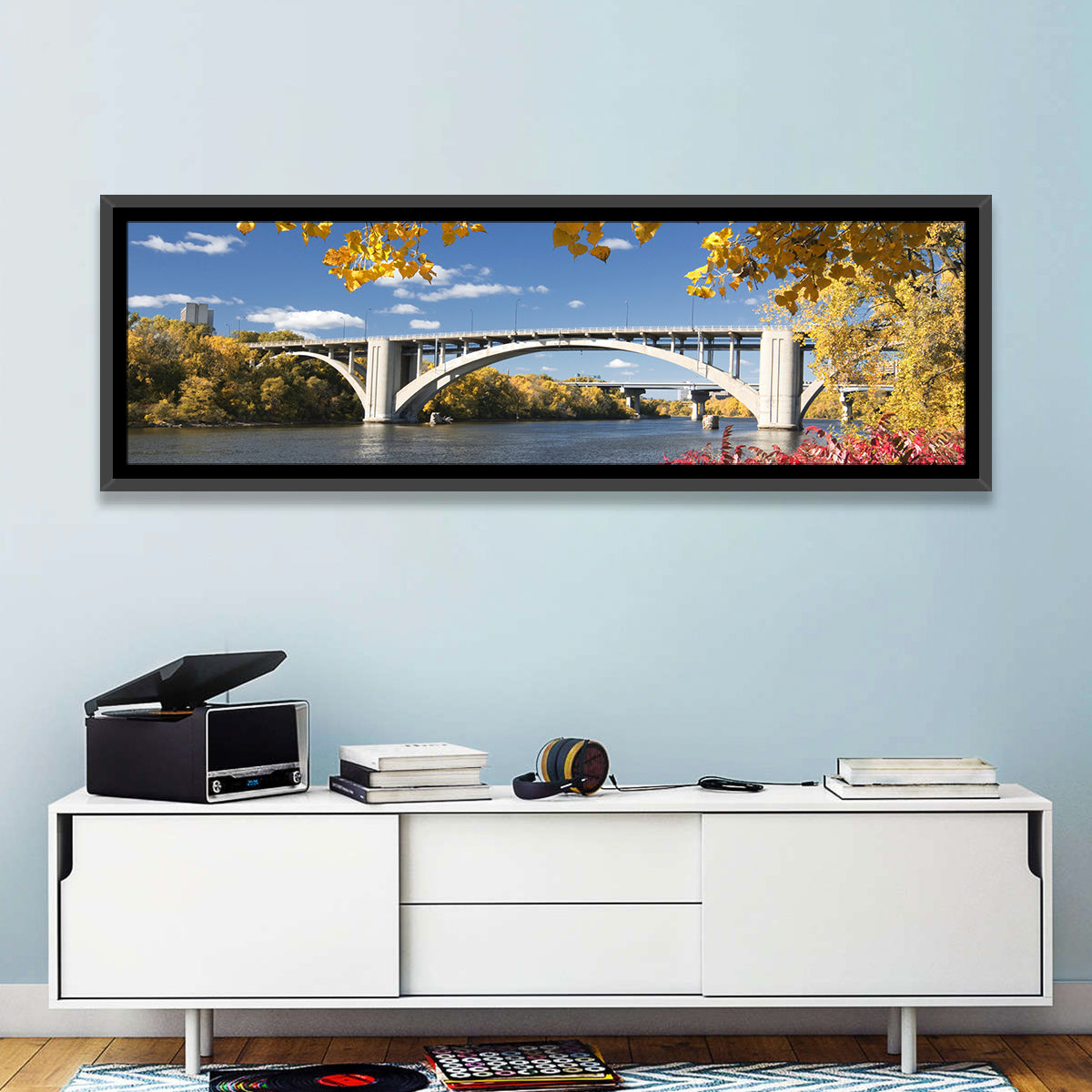 Ford Parkway Bridge Mississippi River Wall Art