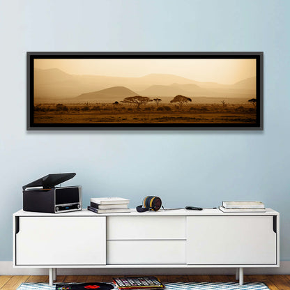 Hazy Savannah at Dawn Wall Art