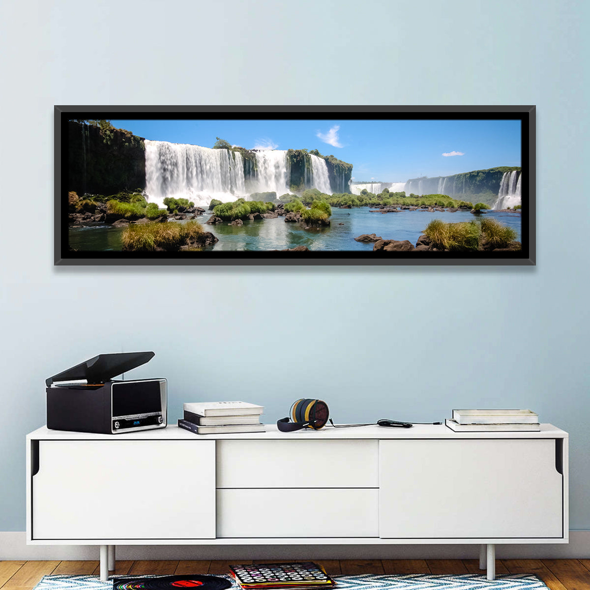 Iguazu River and Falls, Foz Do Iguaçu Wall Art