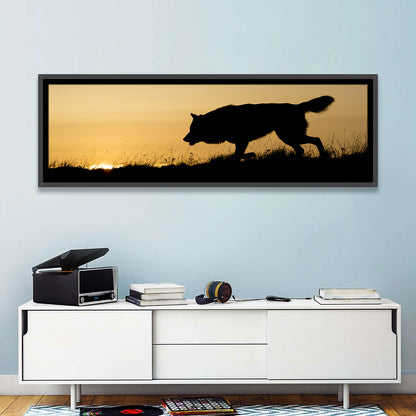 Hunting Wolf Wall Art