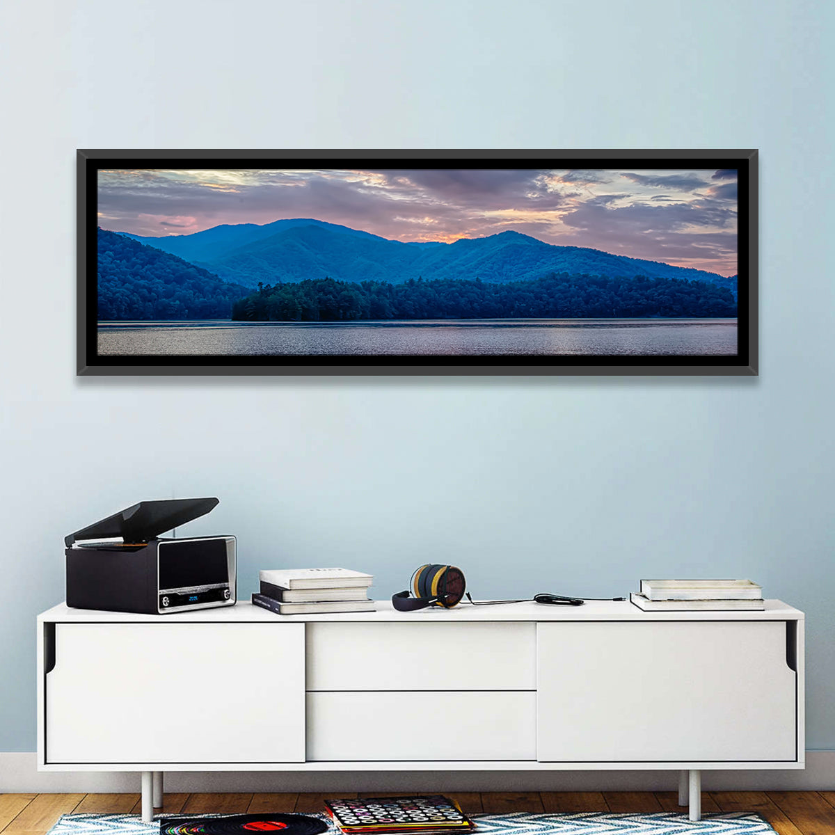 Lake Santeetlah Sunset Glow Wall Art