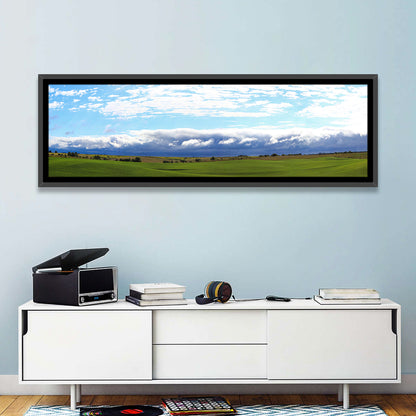 Storm Clouds Over Iowa Fields Wall Art