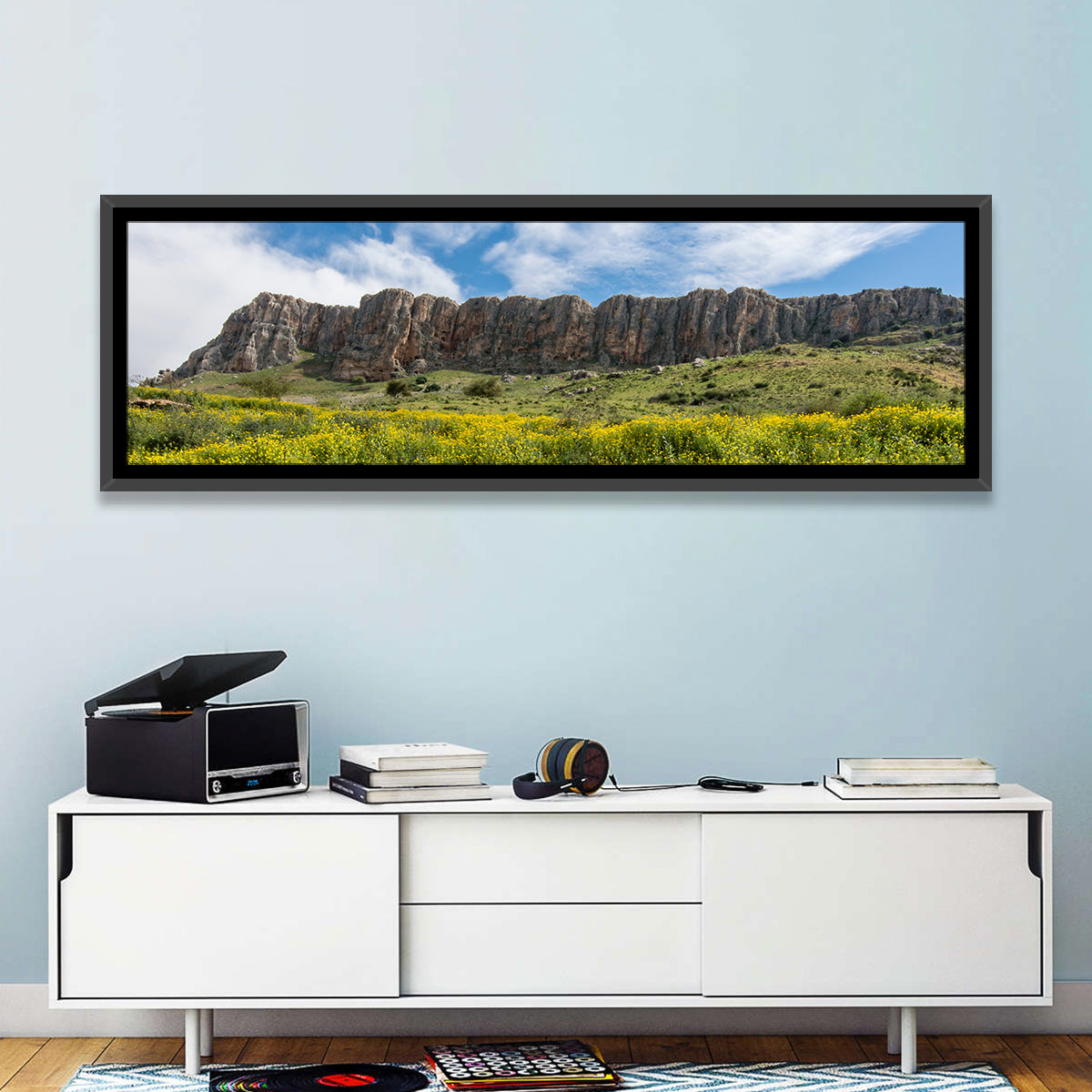 Mount Arbel Wildflower Meadow Wall Art