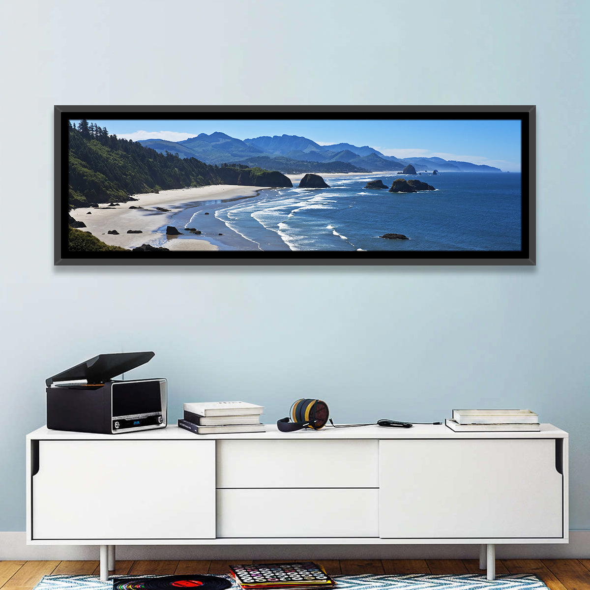 Cannon Beach Morning Shoreline Wall Art