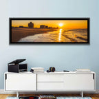 Ventnor Beach Sunrise Reflection Wall Art